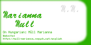 marianna mull business card